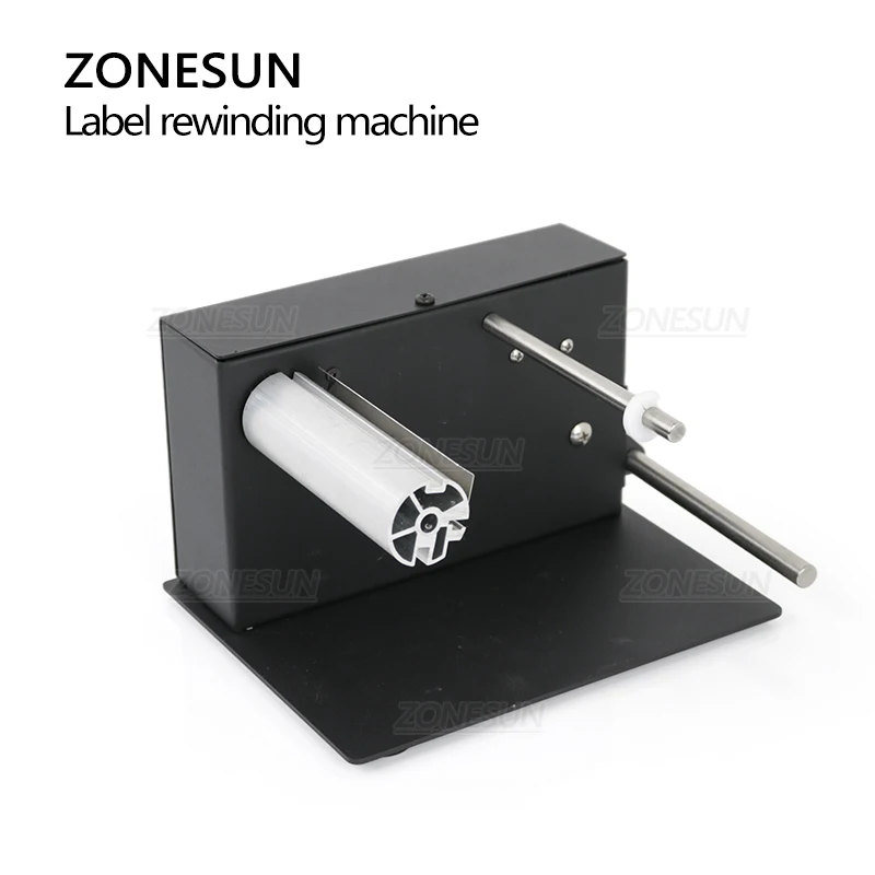 Barcode Printer - ZONESUN Auto Label Rewinder Machine Adjustable