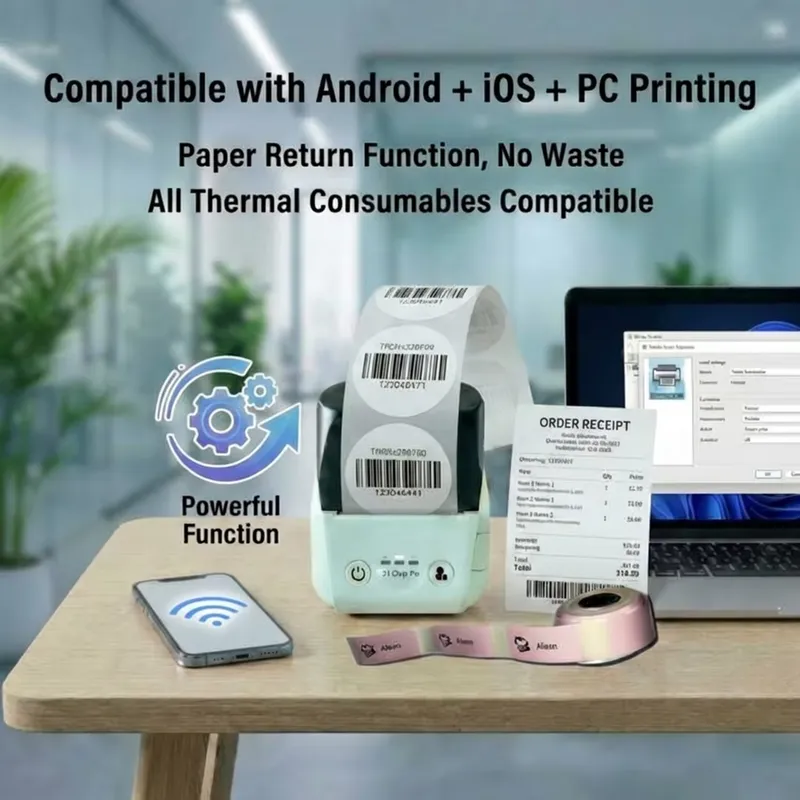 Mini 58mm Receipt Thermal Port - огляд і ціна Barcode Printer
